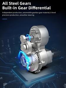 LINIX 24V 250瓦高扭矩后桥电机，带电磁制动器 & 轻质合金外壳输出扭矩10牛米负载150公斤 - Product Image 5