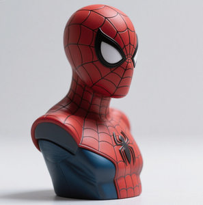 Handmade <strong>Avengers</strong> Iron Man &amp; Amazing Spider-Man Model Resin Bust Premium Crafted Model for Display - Product Image 3