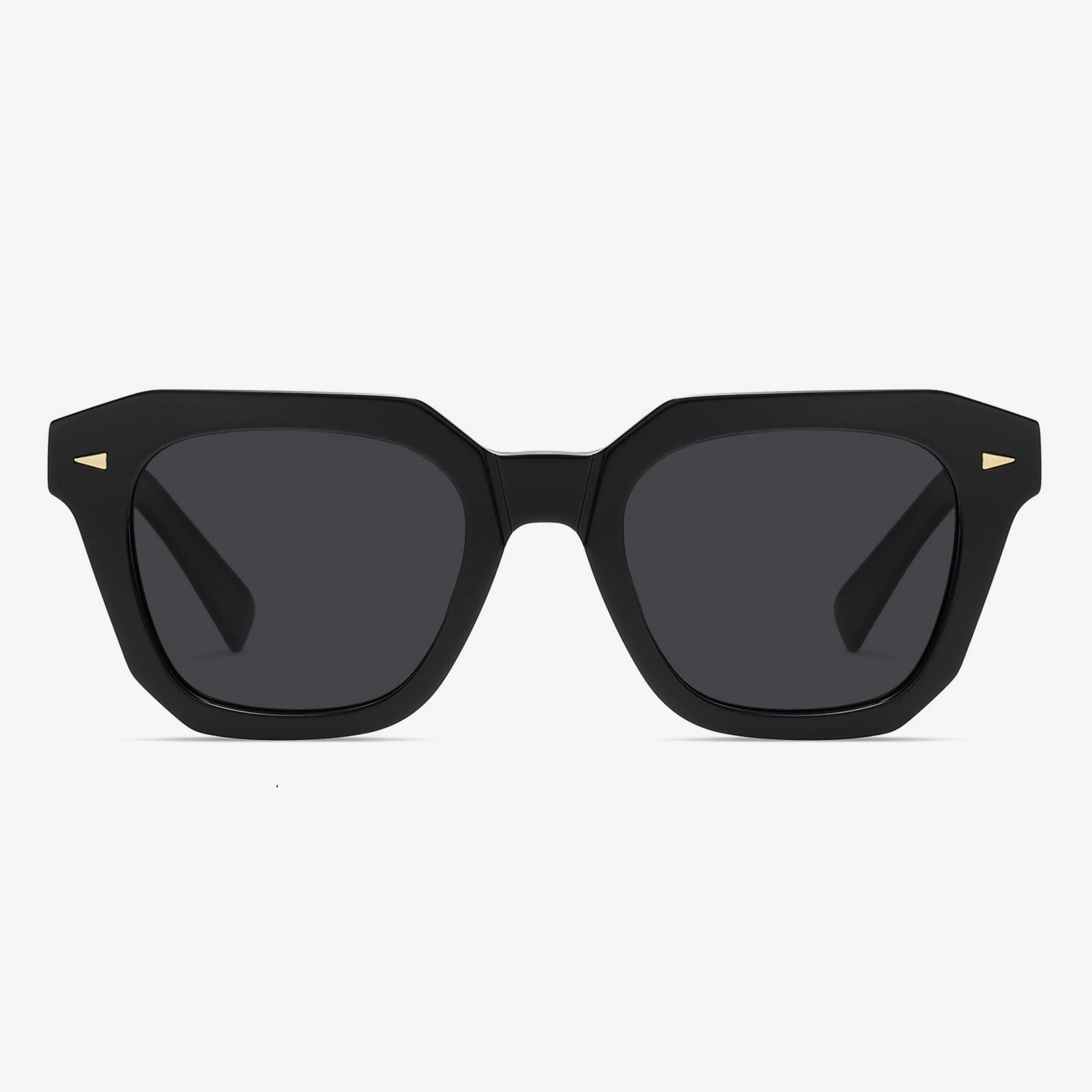 Venta al por mayor logotipo personalizado de gran tamaño grueso acetato gafas de sol protección Uv Tac lentes gafas de sol polarizadas para las mujeres