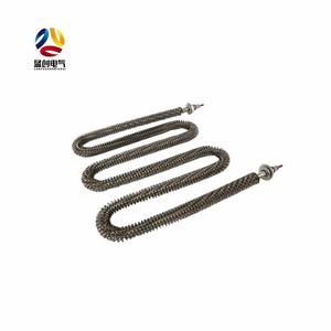 หลอดฮีทเตอร์แบบครีบท่ออากาศไฟฟ้าสำหรับฮีทเตอร์แบบมีแถบเหนี่ยวนำท่ออากาศแบบ W