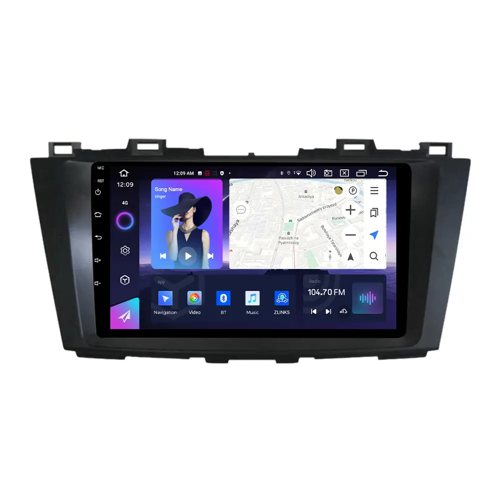 NaviFly NF QLEDスクリーン最新のアンドロイド8コア8 + 256GB車のナビゲーション・システムDSP GPS BTとの2010-2015年