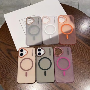 เคส PC โทรศัพท์มือถือแบบบางเฉียบสำหรับ iphone16 Pro Max เคสป้องกันผิวด้านดูดแม่เหล็กคุณภาพสูงสำหรับ Apple 15 Plus
