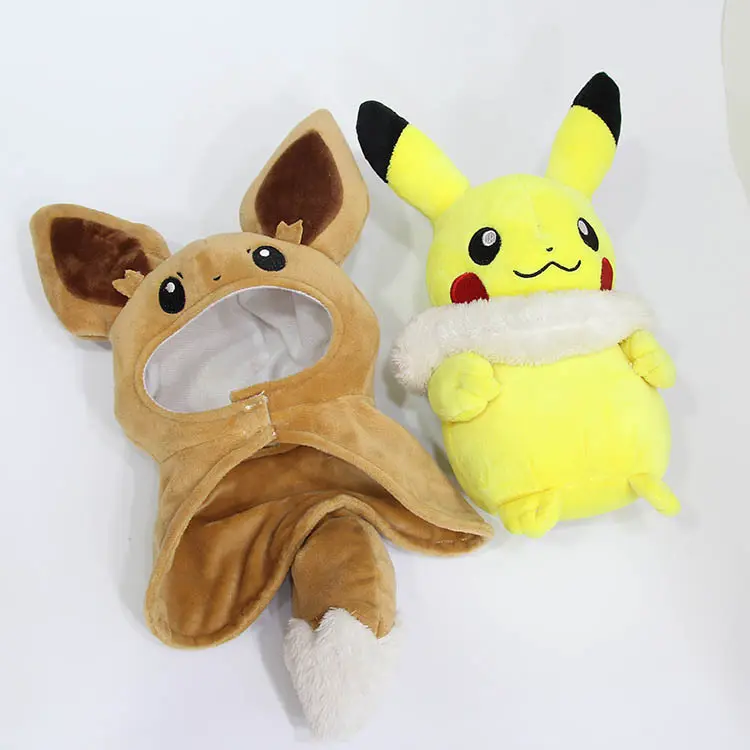 Juguetes de peluche de Pokémon, venta al por mayor, disfraz, Eevee, 30cm