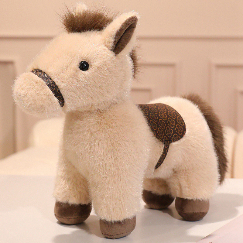 Anxin style poney-beige-debout