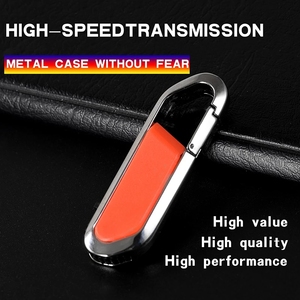 Portachiavi personalizzato girevole arrampicata moschettone gancio <span class=keywords><strong>USB</strong></span> <span class=keywords><strong>flash</strong></span> <span class=keywords><strong>memory</strong></span> <span class=keywords><strong>stick</strong></span> pen Thumb drive per promozioni regali omaggi