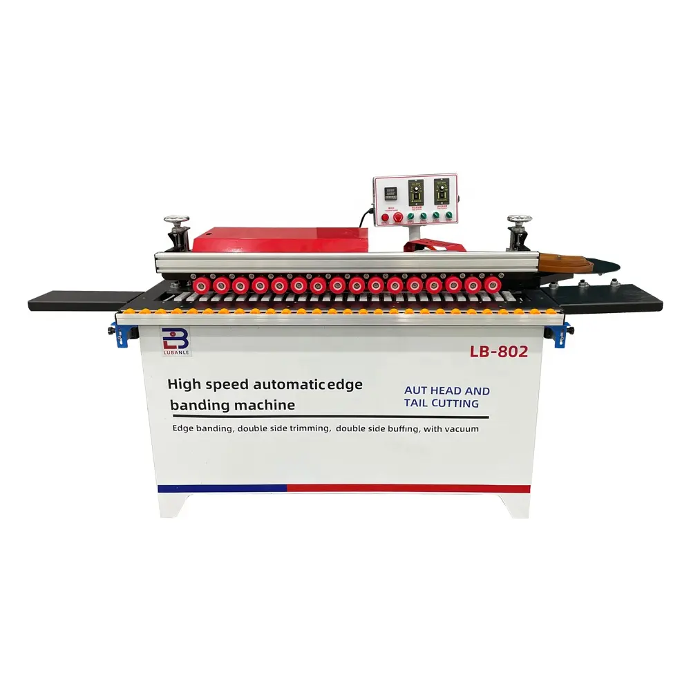 Lb802 mini bandagem automática da borda do pvc, máquina da borda da madeira do painel mdf móveis
