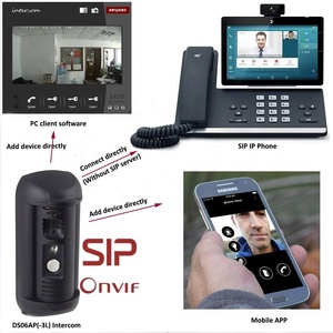 IP Video Door <strong>Intercom</strong> with Sdk Face Recognition Camera for Control <strong>Access</strong> <strong>System</strong>
