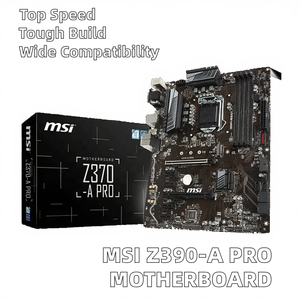 MSI Z370-A PROデスクトップATXコンピュータ用DDR4 RAM 4チャネルSATAハードドライブインターフェイス64GB最大RAM容量Intel - Product Image 4