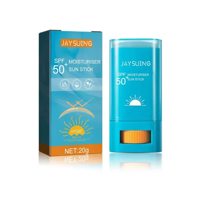 Jaysuing Stick Bloqueador solar Aislamiento Protección UV Bloqueador solar Anti Oxidante Quemadura solar Refrescante Control de aceite Crema solar corporal facial