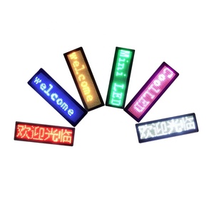 Christmas Lights Mini Programmable Scrolling Text Blue-tooth Control Led Mesh Screen Led Name <strong>Badge</strong> - Product Image 6