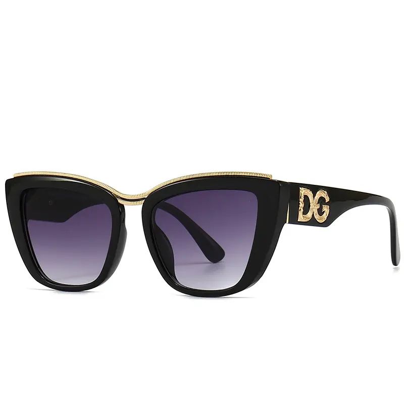2022 luxury brand designer occhiali da sole occhiali da sole per donna classic cat eye uv400 shades all'ingrosso gafas de sol di alta qualità
