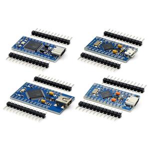 MICRO/MINI/TYPE-C USB Pro Micro ATmega32U4 5V/16MHz modulo con 2 fila pin intestazione per Leonardo in magazzino migliore qualità - Product Image 1