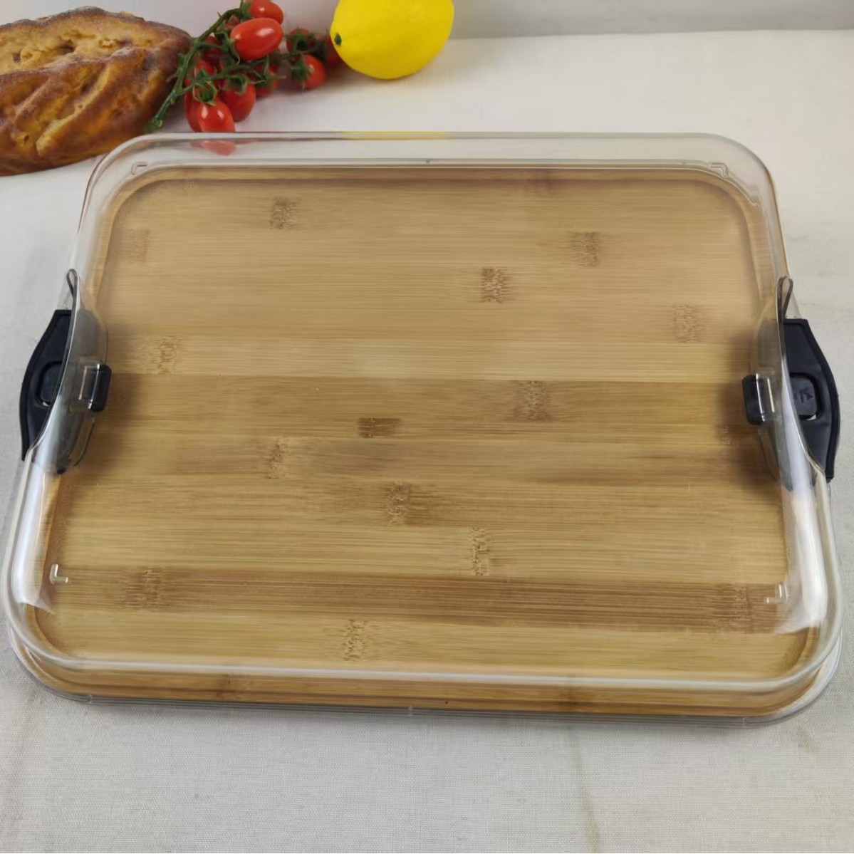 Cuadrado 36*28*7.7 Tapa de una sola ranura sin asa