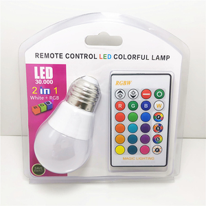 7W RGB spot IR uzaktan kumanda E27 16 renk değiştirme RGB sihirli lamba LED ampul - Product Image 3