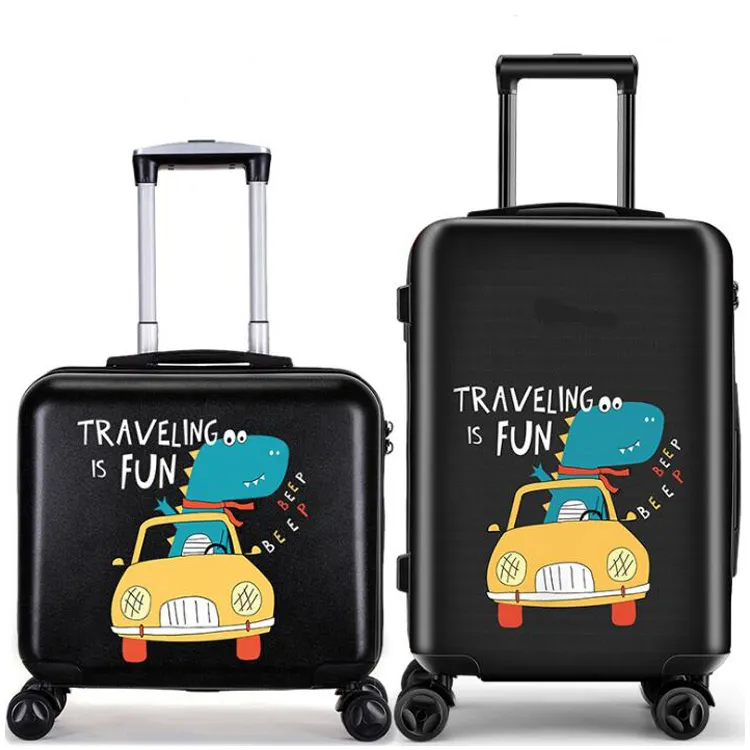 2019 sıcak satış mavi çocuklar carry-on valiz küçük okul bagaj