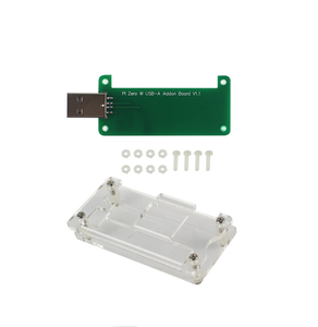 <strong>Raspberry</strong> <strong>Pi</strong> <strong>Zero</strong> USB Adapter USB BadUSB Expansion Board for <strong>Raspberry</strong> <strong>Pi</strong> <strong>Zero</strong> and <strong>Zero</strong> W WH 1.3 with Acrylic Case