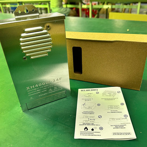 防水防雨12V/24V DC至交流400瓦单开关发光二极管电源铝350瓦，带220伏输入和16A输出