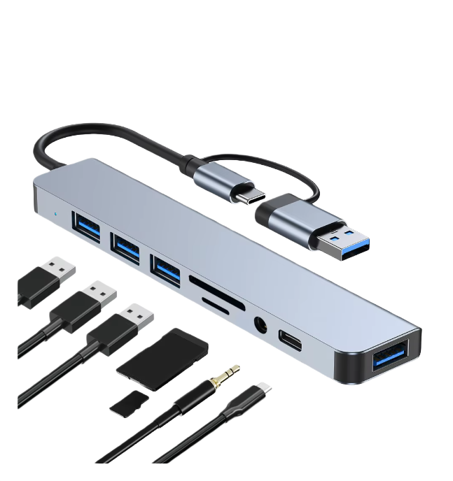 Doble cabezal 8 EN 1 GRIS