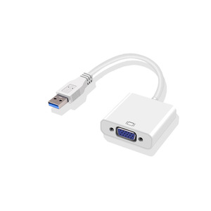 Adaptador USB 3,0 a hembra VGA, convertidor de Cables, Adaptador de Proyector 1080P a USB para proyector de ordenador