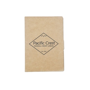 Mini notas adhesivas personalizadas promocionales con impresión personalizada, blocs de notas Kraft con bolígrafo - Product Image 4