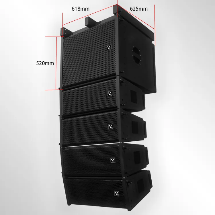 AVTN H7 Studio Musik Complet Kualitas Top Line Array Speaker System Line Array Speaker Subwoofer Line Array 18 Inci Kotak Subwoofer