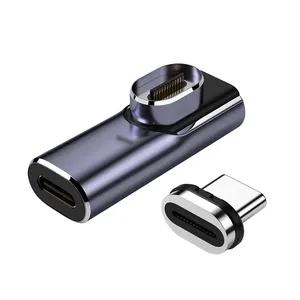 磁気USBCアダプタータイプCコネクタサポート磁気充電器100Wおよびメガバイト/秒MacBookなどと互換性のあるデータ転送 - Product Image 2