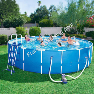 18ftx48inches thép Pro Vòng khung hồ bơi thiết lập, kích thước lớn ngoài trời khung thép hồ bơi 18 ft và 48 trong sâu Intex hồ bơi - Product Image 2