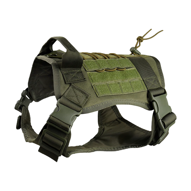 Harnais pour chien vert