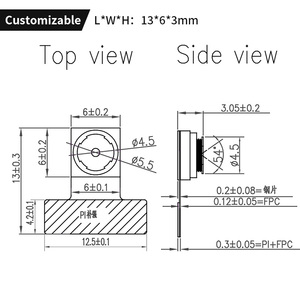 80000 pixel BF3901 1/13 &quot;with ISP YUV QR <strong>code</strong> scanning recognition DVP low light camera module - Product Image 4
