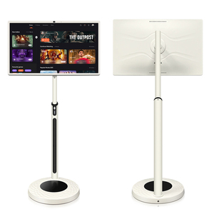 Tragbarer tragbarer Touchscreen-Fernseher 32-Zoll-<span class=keywords><strong>LCD</strong></span>-drehbarer tragbarer Fernseher Interaktives Smart-TV-Vertikal <span class=keywords><strong>display</strong></span> mit Ständer