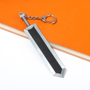 定制动漫内脏龙武器模型金属剑钥匙圈男士钥匙扣 - Product Image 5