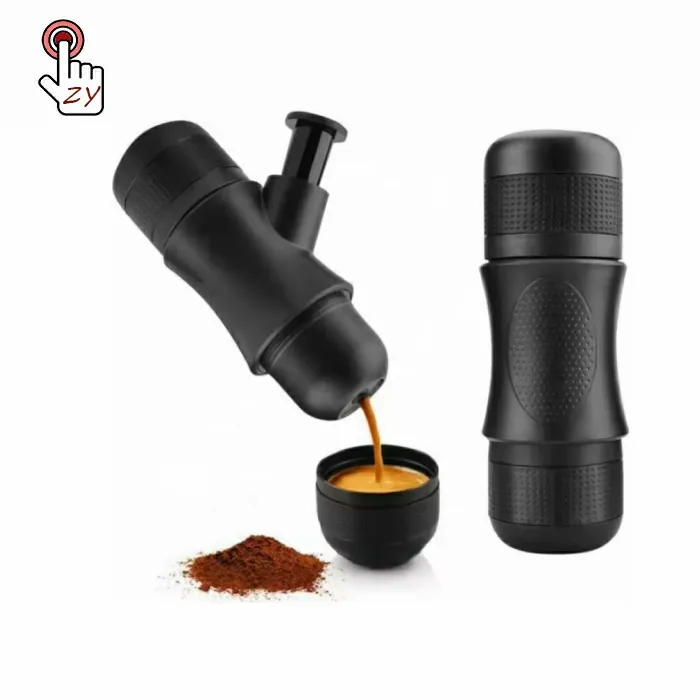 Akıllı mini taşınabilir espresso kahve tozu basınç manuel kahve makinesi makinesi seyahat kullanımı için