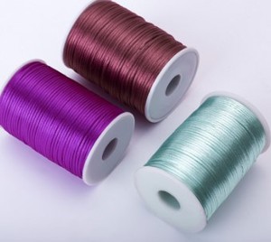 1mm,1.5mm ,2mm,<strong>2</strong>.5mm,3mm Satin <strong>Cord</strong> for Jewelry Making - Product Image 5