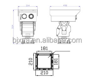 2MP IP <strong>PTZ</strong> 92X Optical Zoom <strong>Laser</strong> HD Intelligent Linkage Long Distance Infrared Thermal Camera for Border Control - Product Image 6