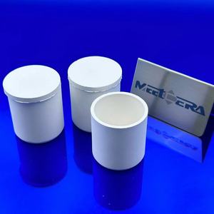 高纯耐火材料2200C氧化锆坩埚带盖