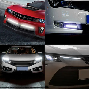 RCJ Bright <strong>LED</strong> Strip Light COB <strong>Led</strong> DRL High Power Universal Daytime Running Light <strong>LED</strong> Car LampAuto Car Styling <strong>Led</strong> DRL <strong>Lamp</strong> - Product Image 4