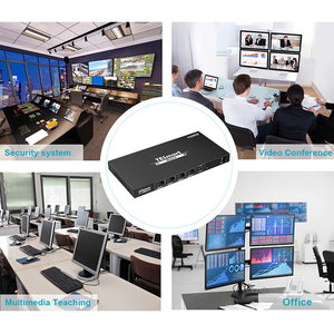 TESmart Matrix HDMI Switch 4K @ 30Hz HD Matrix Switcher 4 in 4 Out matrice HDMI con telecomando IR per proiettore PC PS4 - Product Image 2