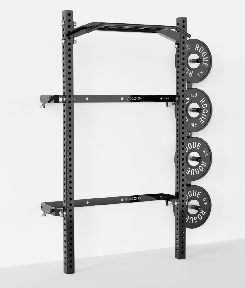 M100 Wall-Mounted Folding Squat Rack