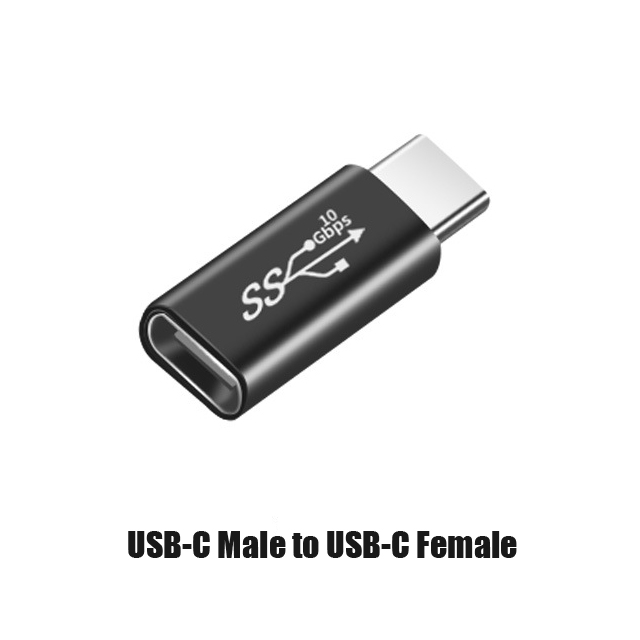 Nero 10G USB3.1 USB-C Maschio a USB-C Femmina