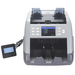 Contador de dinero 2 CIS, Detector de billetes de banco, máquina contadora de cantidad de valor mixto de PESO peruano - Product Image 3
