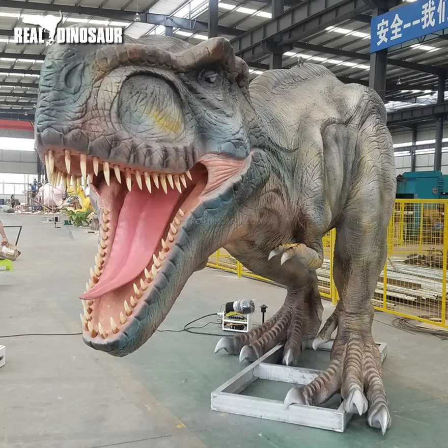 نماذج ديناصورات متحركة بحجم ديناصورات صناعية تفاعلية للبيع