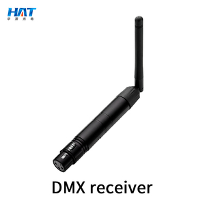 Hoed Zwart Draadloos 2.4G Dmx512 Afstandsbediening Zender Ontvanger Met Geschikt Voor Podiumverlichting En Consoles - Product Image 2