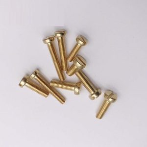 Cylinder Machine <strong>Screw</strong> Nut <strong>M4x10</strong> DIN 84 ISO 1207 Brass Blank with Slotted 4X30 Dimension