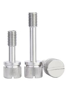 GB839304ステンレス鋼M2/M2.5/M3/M4/M5/M6/M8カスタム刻み付きつまみネジ、ウエストシャンク付き落下しないスロット付きロックネジ - Product Image 5