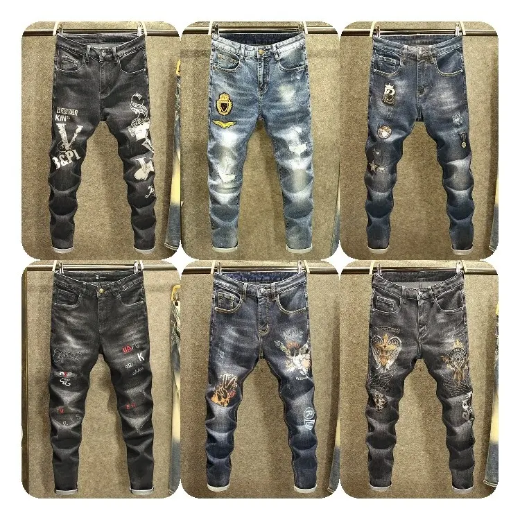 Men's Jeans Comfortable Stretch Men Pants Jeans Denim Fabric With Competitive Price