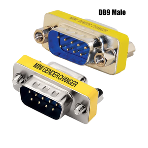 ขั้วต่อพอร์ตอนุกรมแบบบัดกรีชนิด D-Sub 9พินตัวเชื่อมต่อ RS232ซ็อกเก็ต9Pin อะแดปเตอร์ Coupler 9 P แบบ DB9 RS232 - Product Image 3