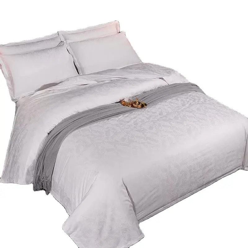 The Factory Directly Sells Customized 100% Cotton Large Down Quilt Cover Jacquard Bedding Set