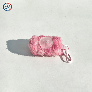 Individuelles Logo Blumen-Haustiergeschirr Leine Halsband Set Valentinstag Weiches Verstellbares Welpen-Hundegeschirr Weste für Kleine Hunde Katzen Geschenk - Product Image 2
