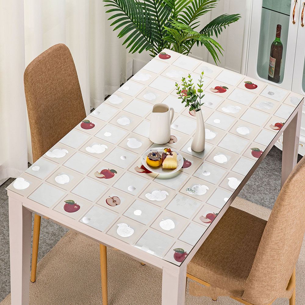 Luxury Double Side Face Gold PVC Table Cloths for Banque
