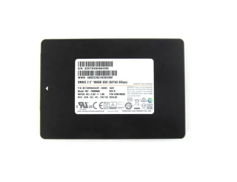 Serveur SSD MZ7L33T8HBLT-00A07 PM893 MZ-7L33T80 3.84 To SATA 6 Gb/s 3D TLC 2.5in Solid State Drive